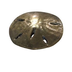Vintage Gold Sand Dollar